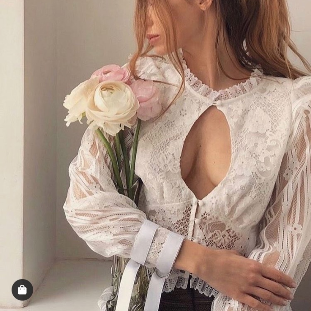 For Love and Lemons Abigail Blouse - Picture 1 of 5